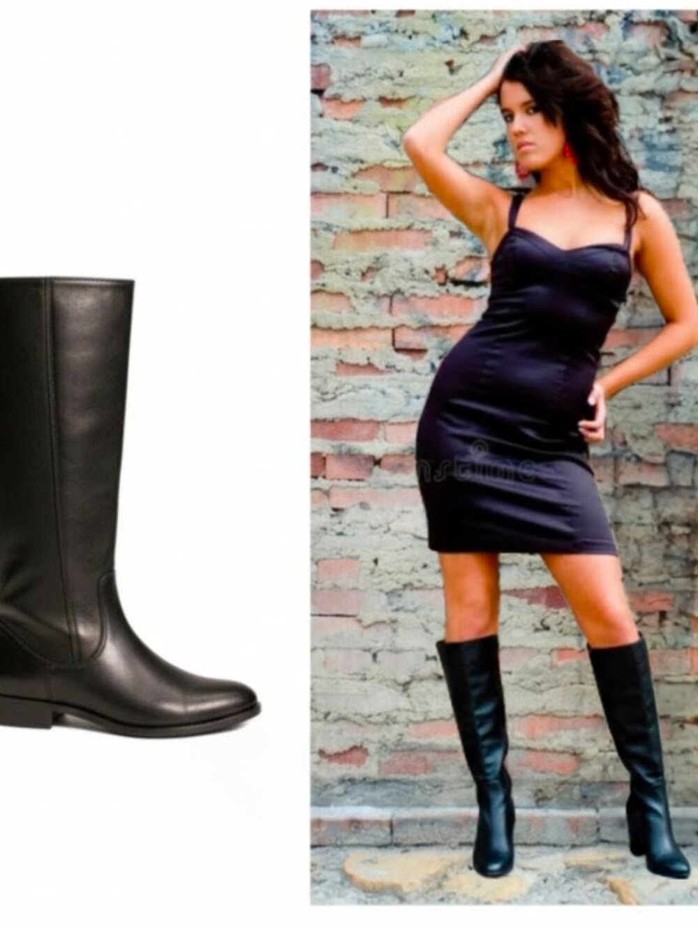 Classic Black Tall Women's Boots